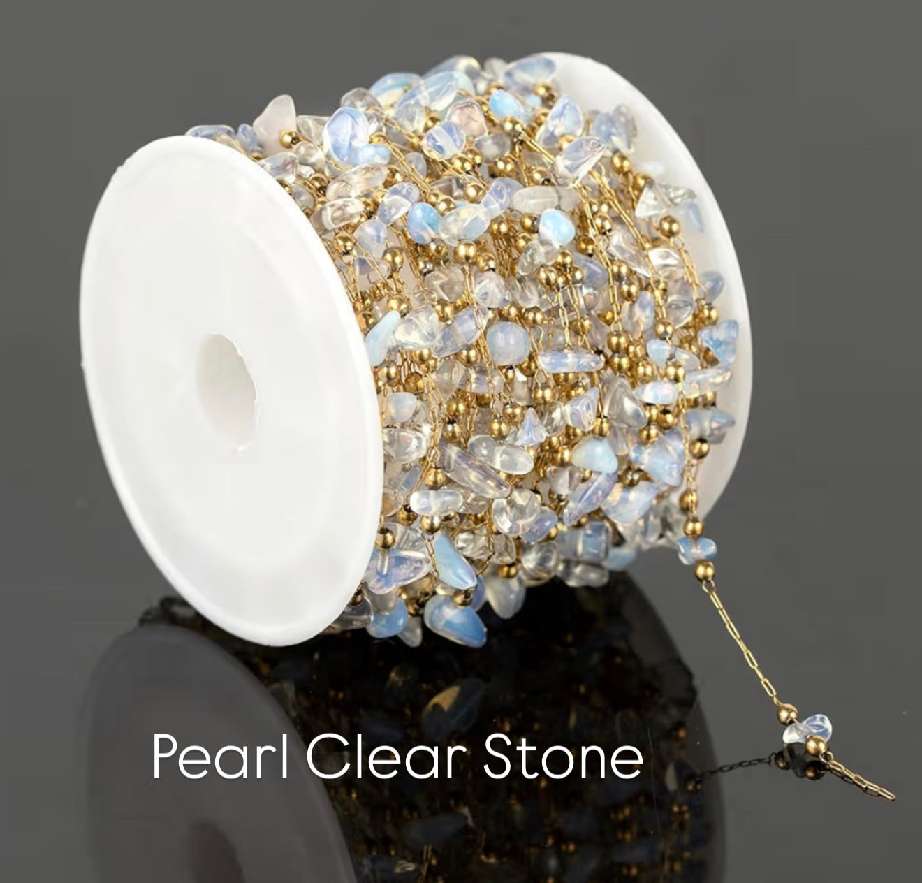 Gold Forget Me Not Charm Bracelet