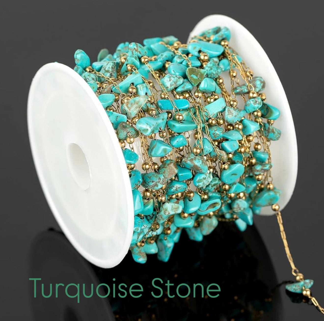 Gold Forget Me Not Charm Bracelet