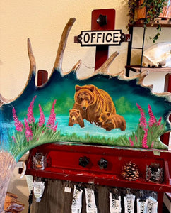 Grizzly Fireweed Moose Paddle