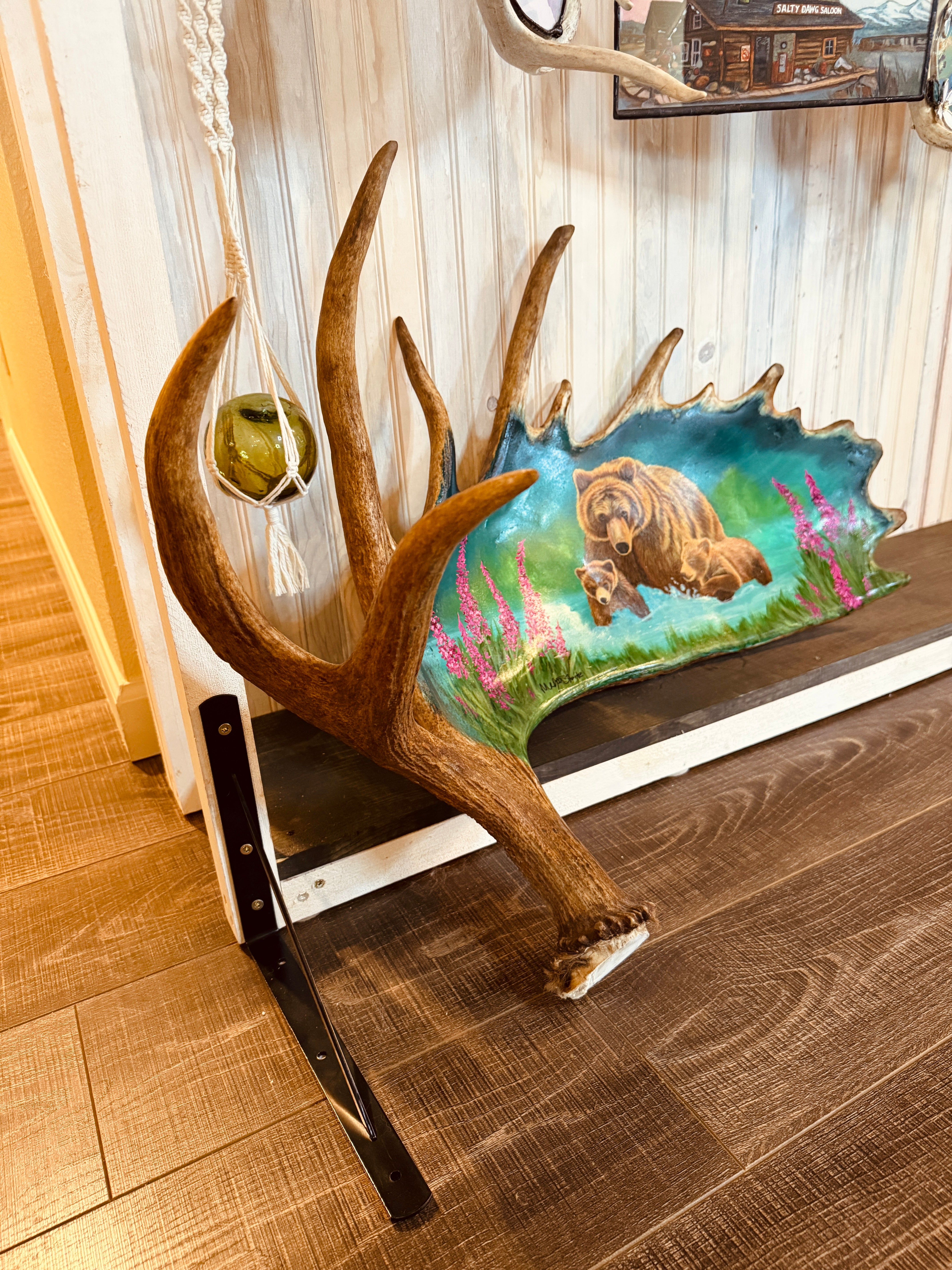 Grizzly Fireweed Moose Paddle