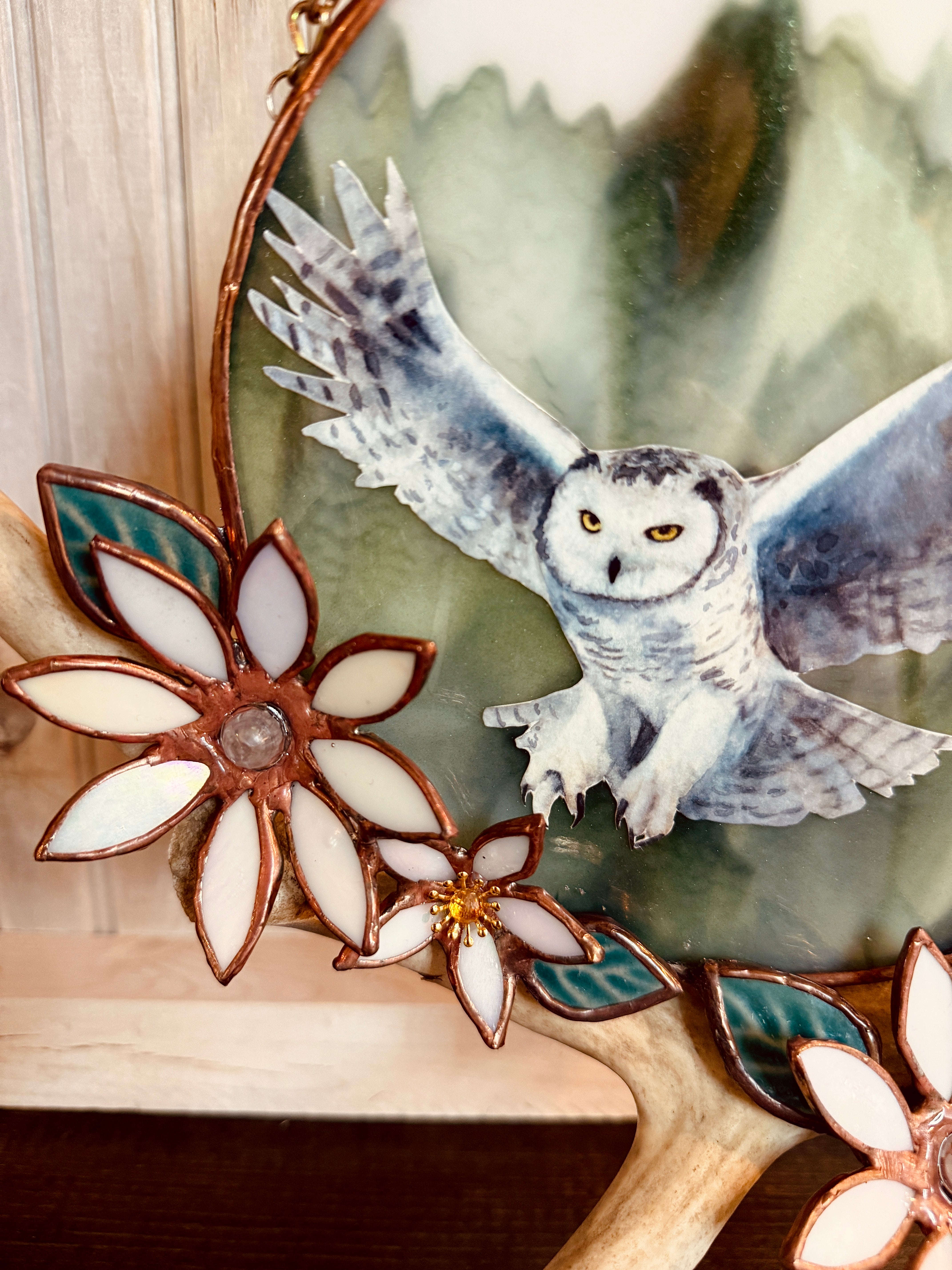Flying Owl Antler