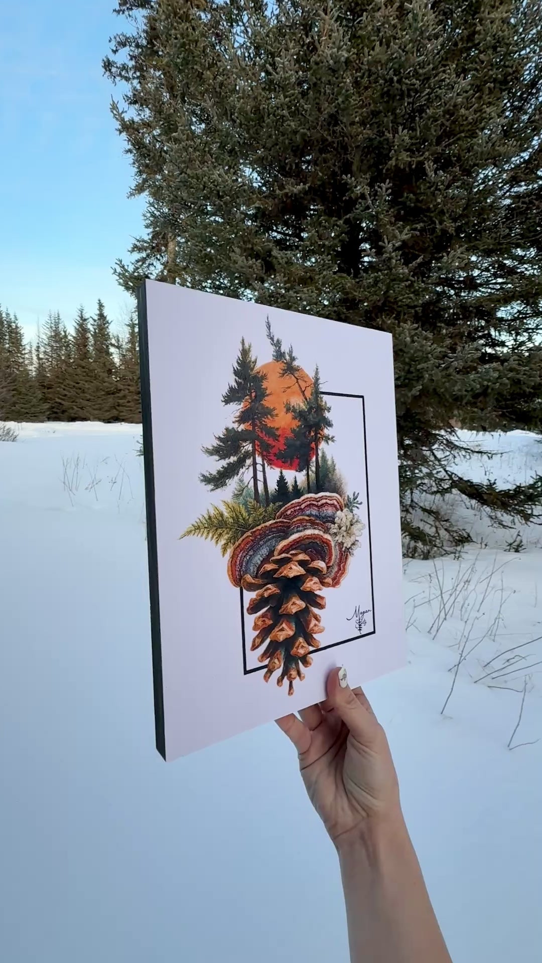 Pinecone Print – Megan Stortz Art