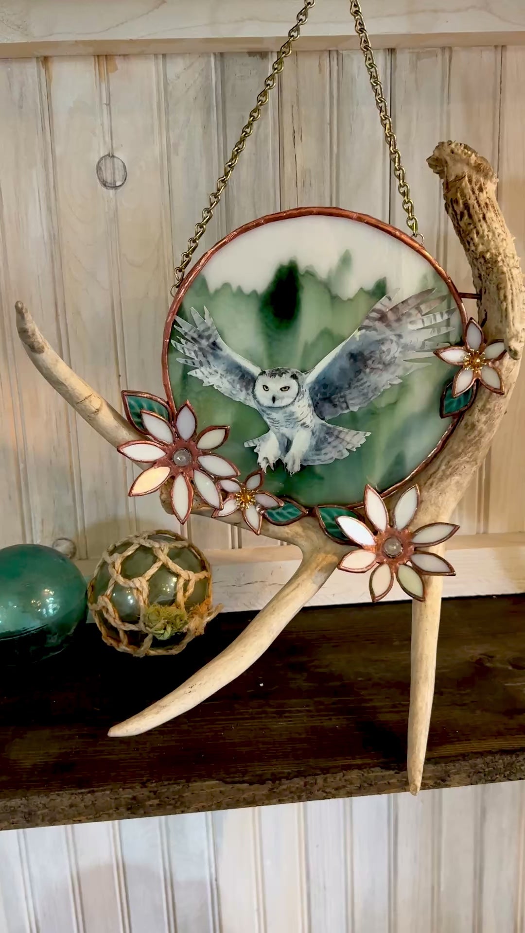 Flying Owl Antler